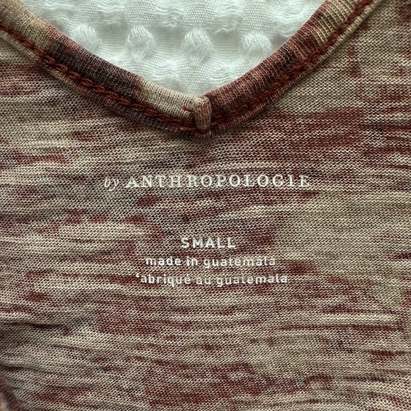 Anthropologie Blaise Knotted Tank Womens Small Boho Casual Neutral Indie Cotton - Picture 6 of 9